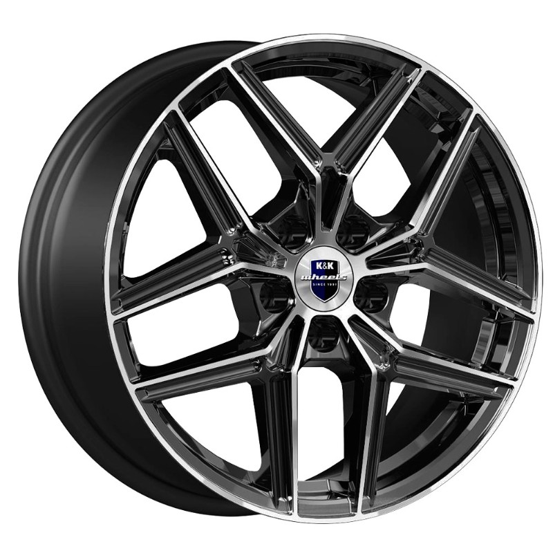 Диски K&K Юнион 7x17/5x110 D67.1 ET45 K-AND-K-ALMAZ-CHERNYY